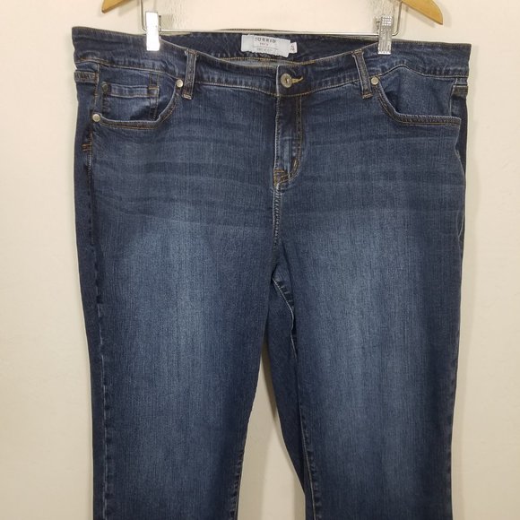 Torrid Boyfriend Raw Hem Stretch Jeans Size 22 - Picture 2 of 7